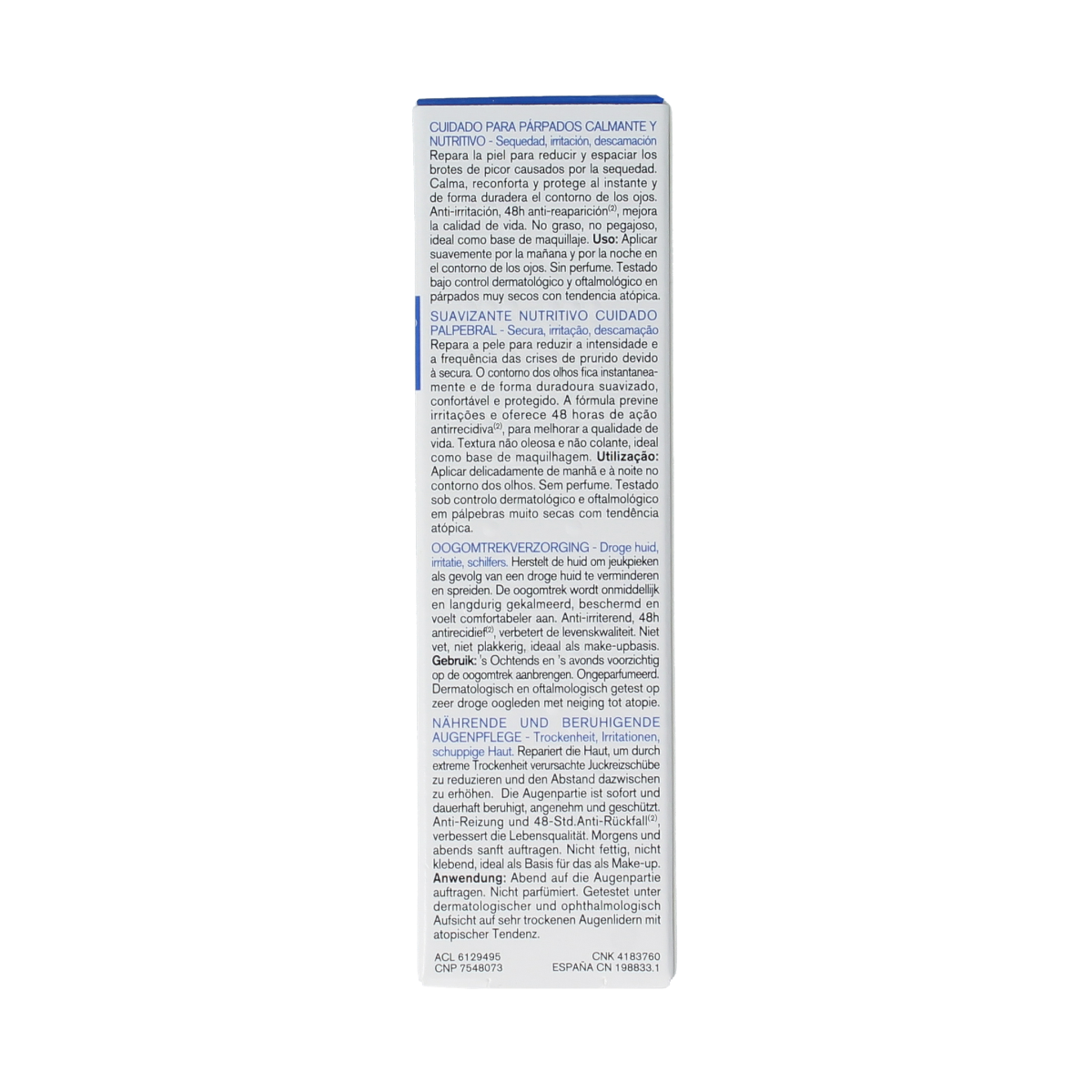 Uriage Xemose kalmerende oogverzorging in 15ml with soothing formula for sensitive eye area, shown in a tube.