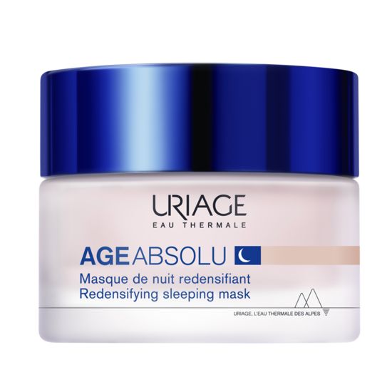 Uriage Age Absolu nachtmasker voor gezicht, 50 ml, gezichtsverzorging met huidverjongende ingrediënten.