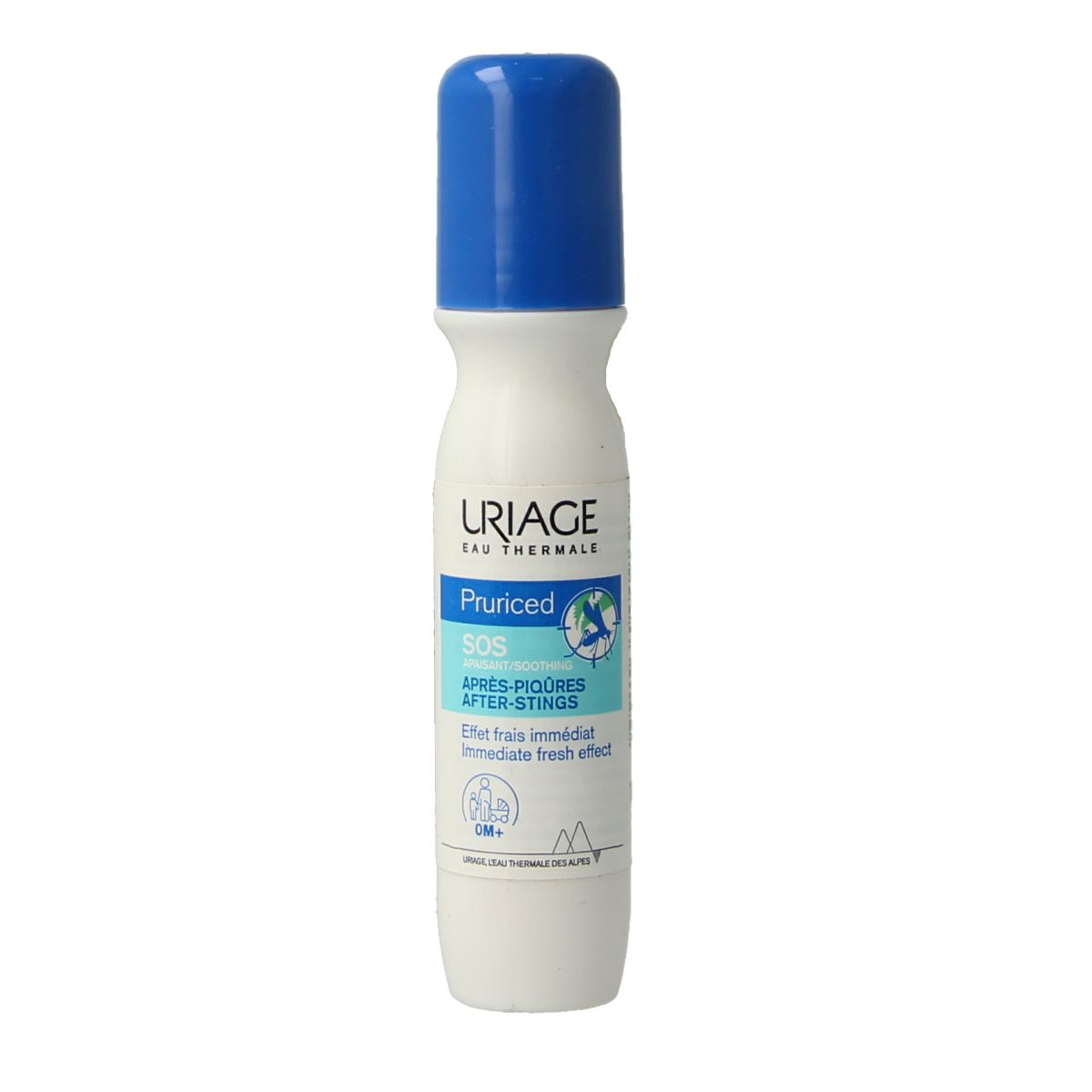 Uriage Pruriced SOS 15ml soothing body care product in a small tube, designed for skin relief and gentle hydration.