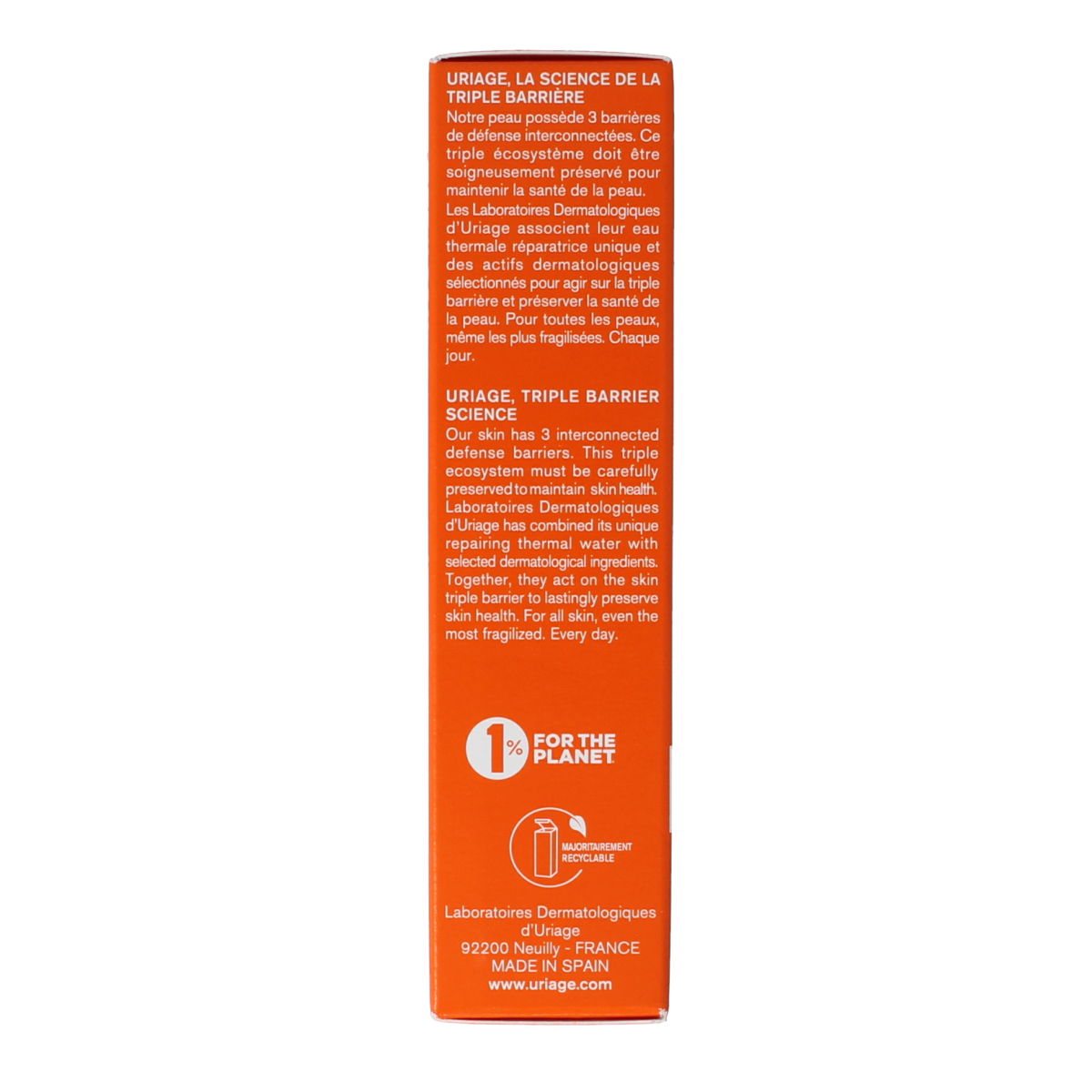 Uriage Bariesun SPF50+ sun protection cream in 50ml tube, designed for effective skin sun defense.
