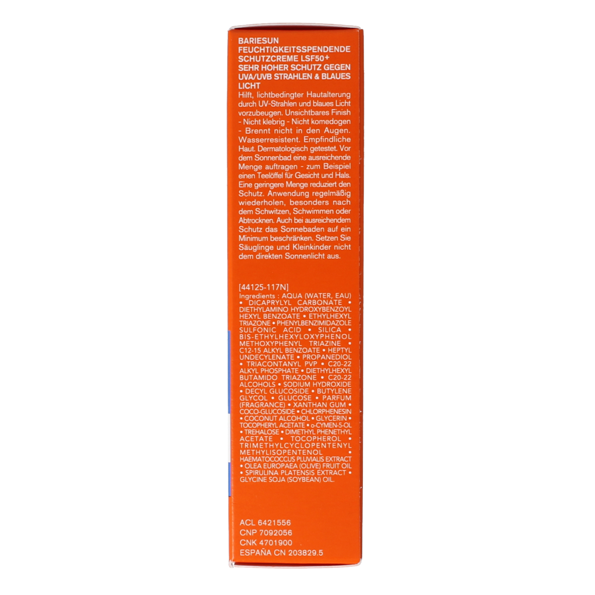 Uriage Bariesun SPF50+ sunscreen cream in 50ml tube, suitable for sun protection and skin care.