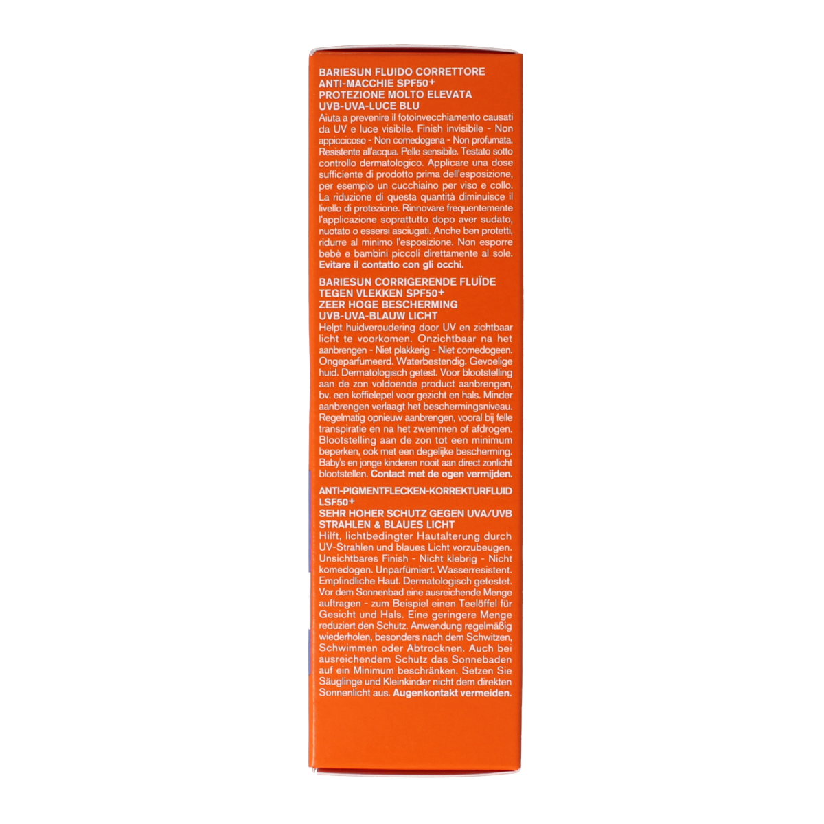 Uriage Bariesun SPF50 anti-dark spots fluid for sun protection, 40ml, lightweight sunscreen for skin brightening and protection.