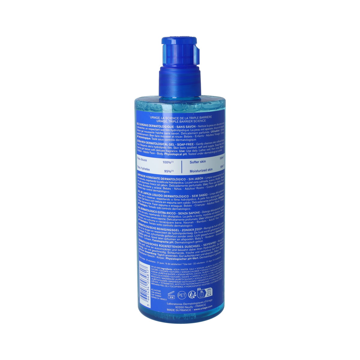 Uriage DERM-PHY GEL SURGRAS DERMATOLOGIQUE 500.00 Milliliter