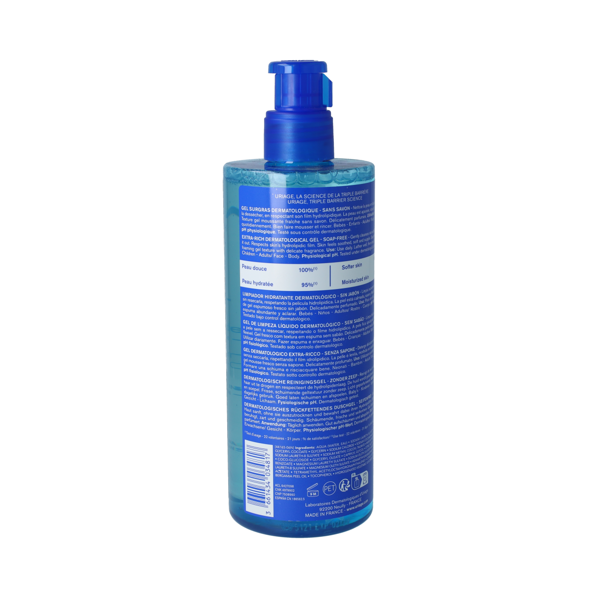 Uriage DERM-PHY GEL SURGRAS DERMATOLOGIQUE 500.00 Milliliter