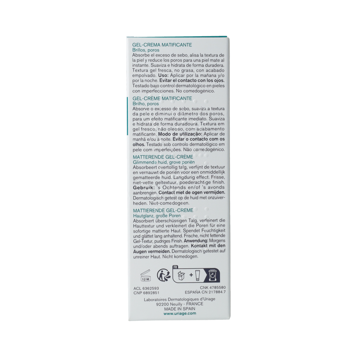 Uriage HYSÉAC MAT 40.00 Milliliter