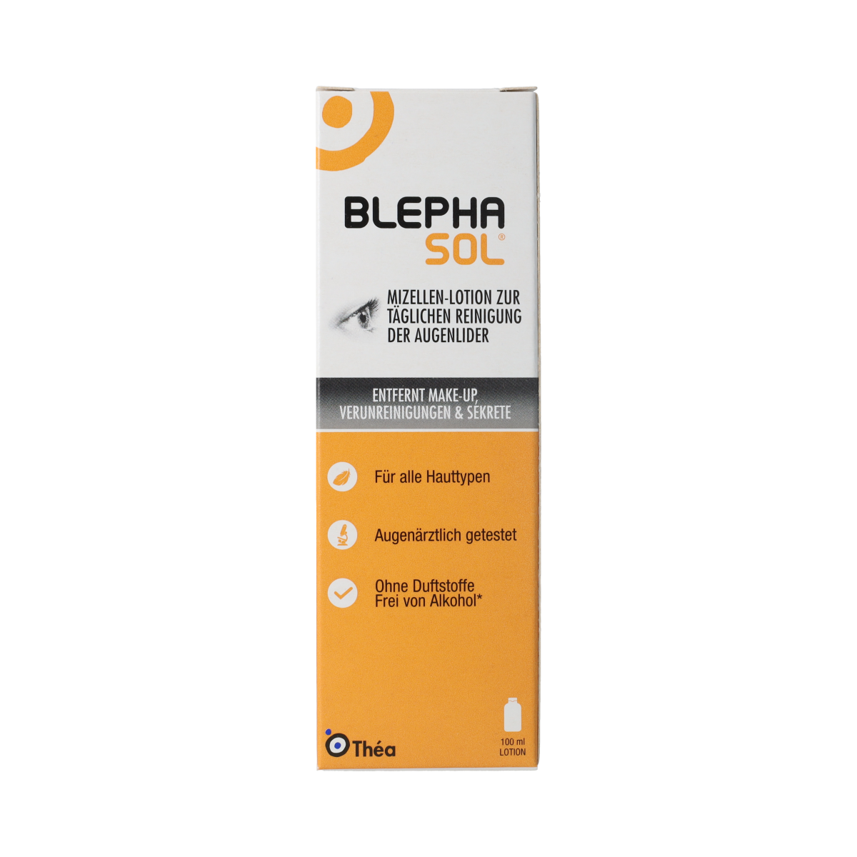 Blephasol Reinigingslotion ooglid for eyelid cleansing, 100 mg, gentle eye care product from Blephasol.