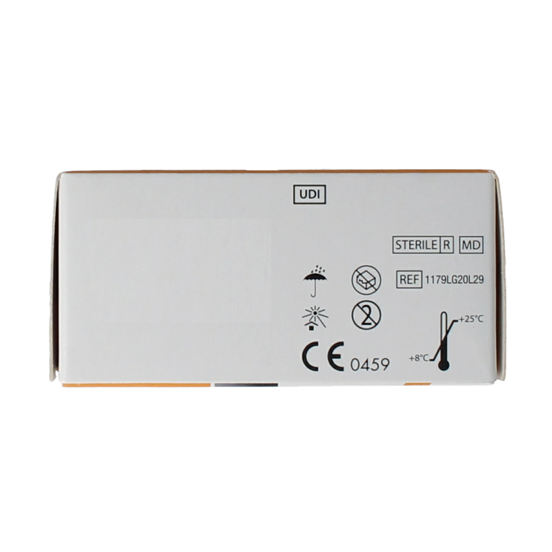 Blephaclean eye cleansing compresses, 20 disposable eye care wipes for gentle and effective eyelid hygiene.