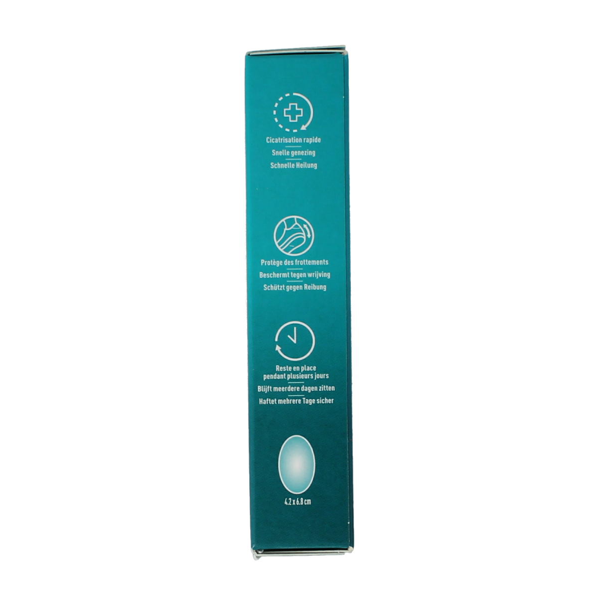 Compeed Blarenpleister medium for foot care, 12-pack, designed to protect blisters and soothe foot skin.