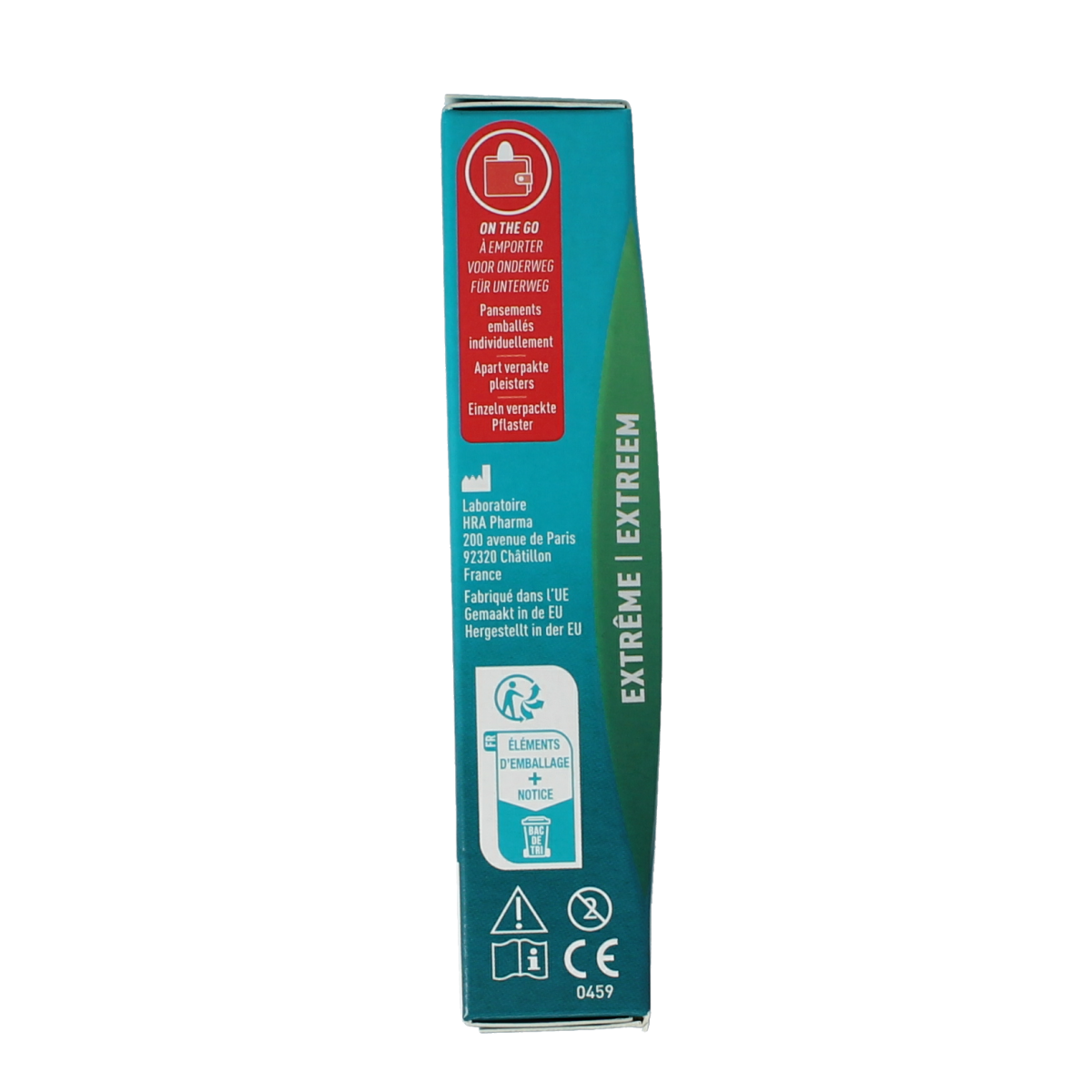 Compeed Blarenpleister extreem medium foot blister plaster pack with 10 pieces, for effective foot blister protection.