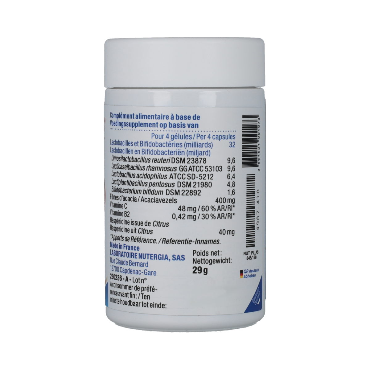 Nutergia ERGYPHILUS GST 60 Caps 60.00 Capsules