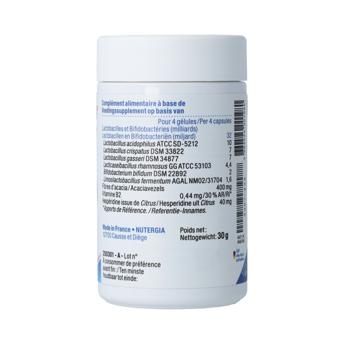 Nutergia Ergyphilus fem 60.00 Capsules