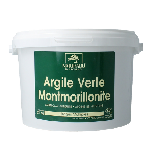 Naturado  Groene klei montmorillon emmer 2500.00 Gram