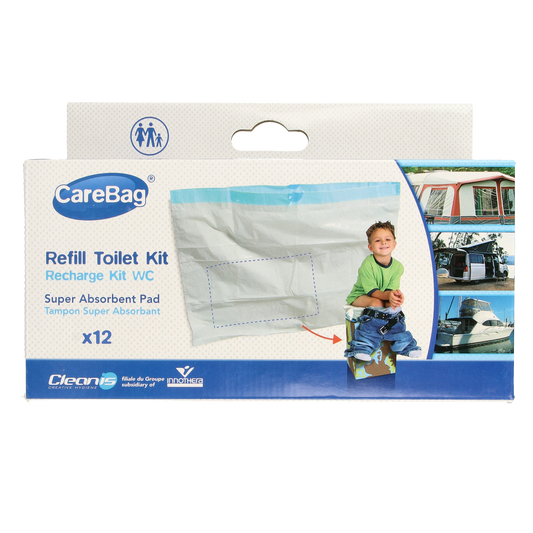 CareBag Meeneemtoilet navulzak 12.00 Stuks