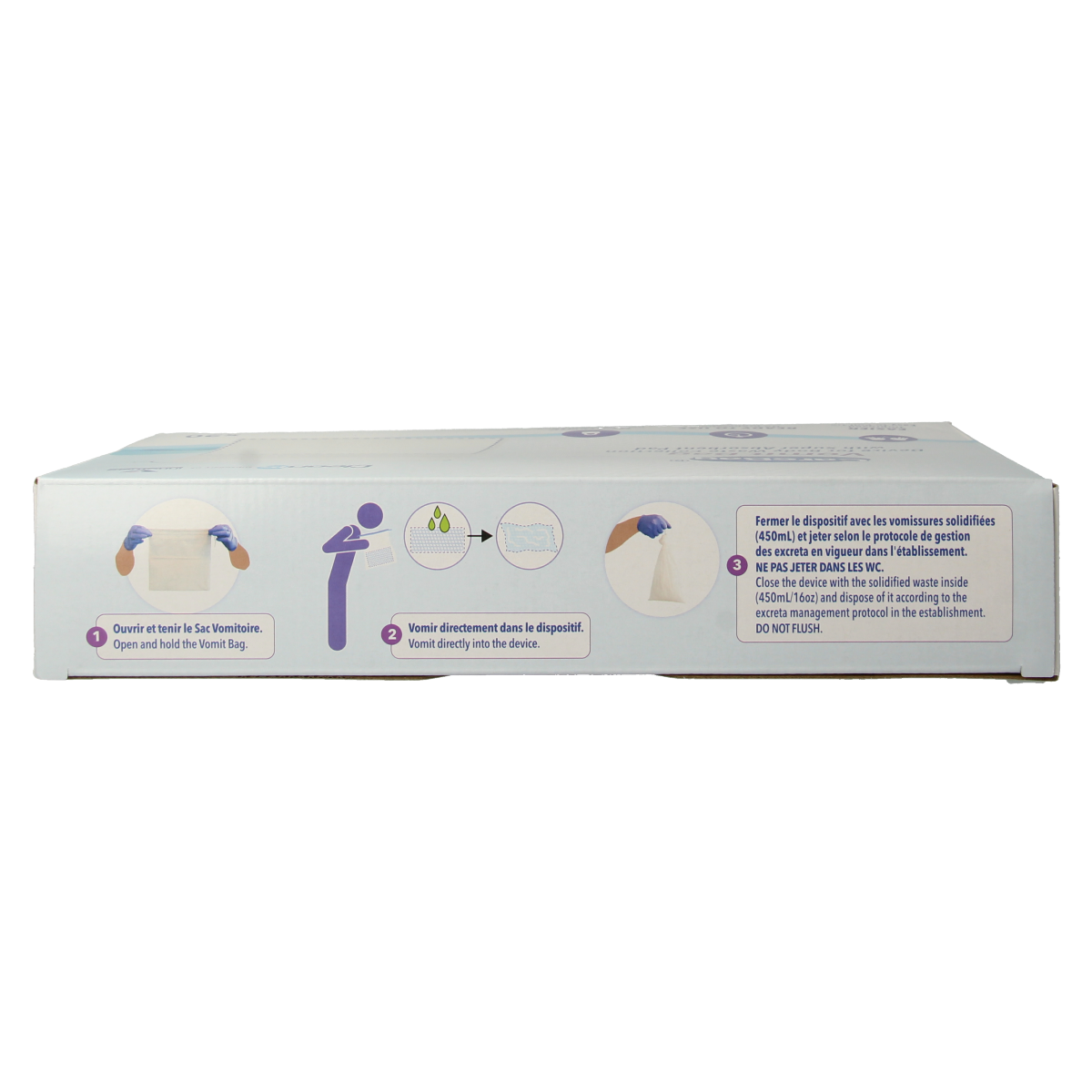 CareBag travel accessories pack with 20 odor-absorbing waste bags, compact and convenient for on-the-go needs.