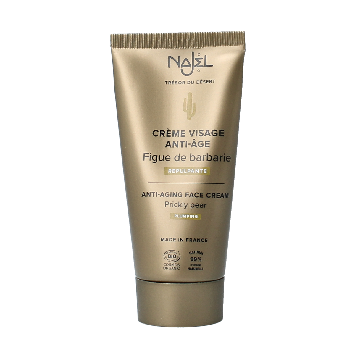 Najel Aleppo gezichtsverzorging crème, verstevigend en anti-aging, 50ml, natural face cream for firming and skin rejuvenation.
