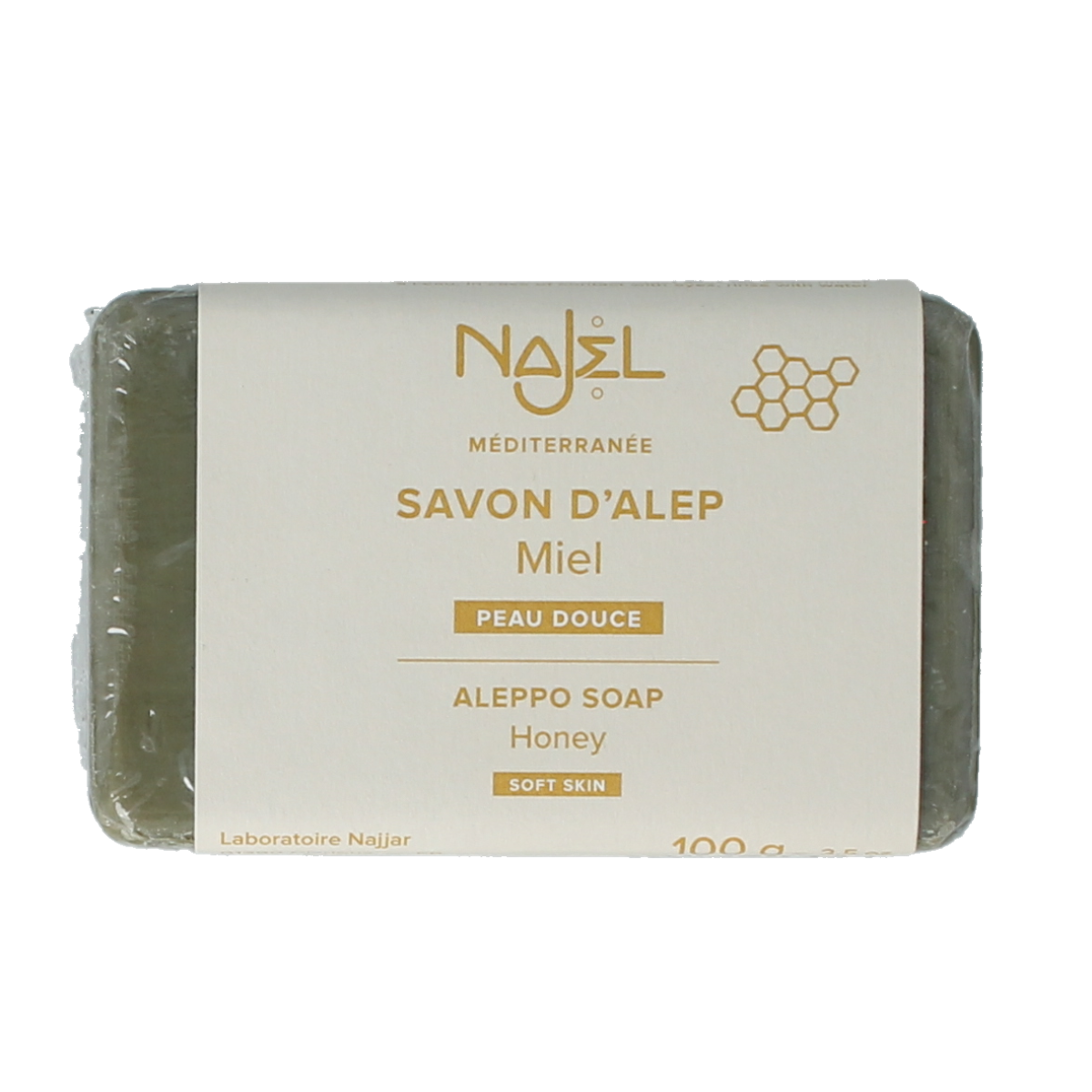 Najel Aleppo Aleppo zeep honing 100.00 Gram