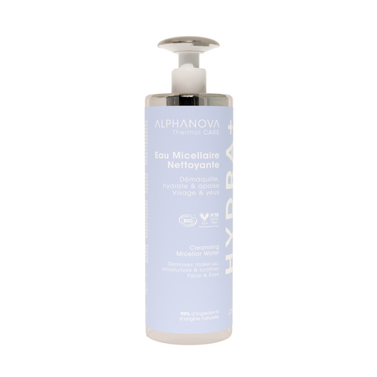 Alphanova Skin Thermal Care Micellar Cleansing Water 400ml for gentle facial cleansing and skin care.