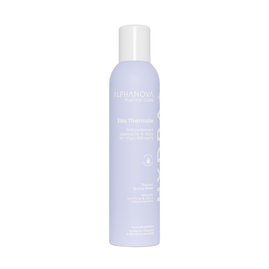 Alphanova Skin Thermal Care thermal spring water spray in a 300ml bottle, for facial skin hydration and soothing skincare.