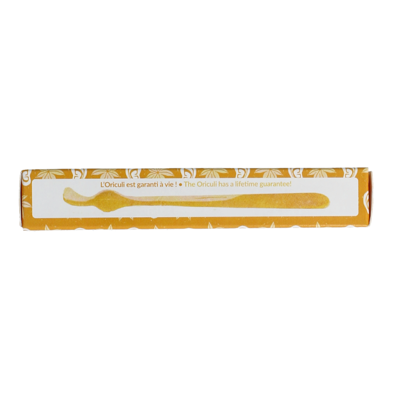 Lamazuna bioplastic oriculi in yellow for ear cleaning, eco-friendly reusable ear cleaner by Lamazuna.