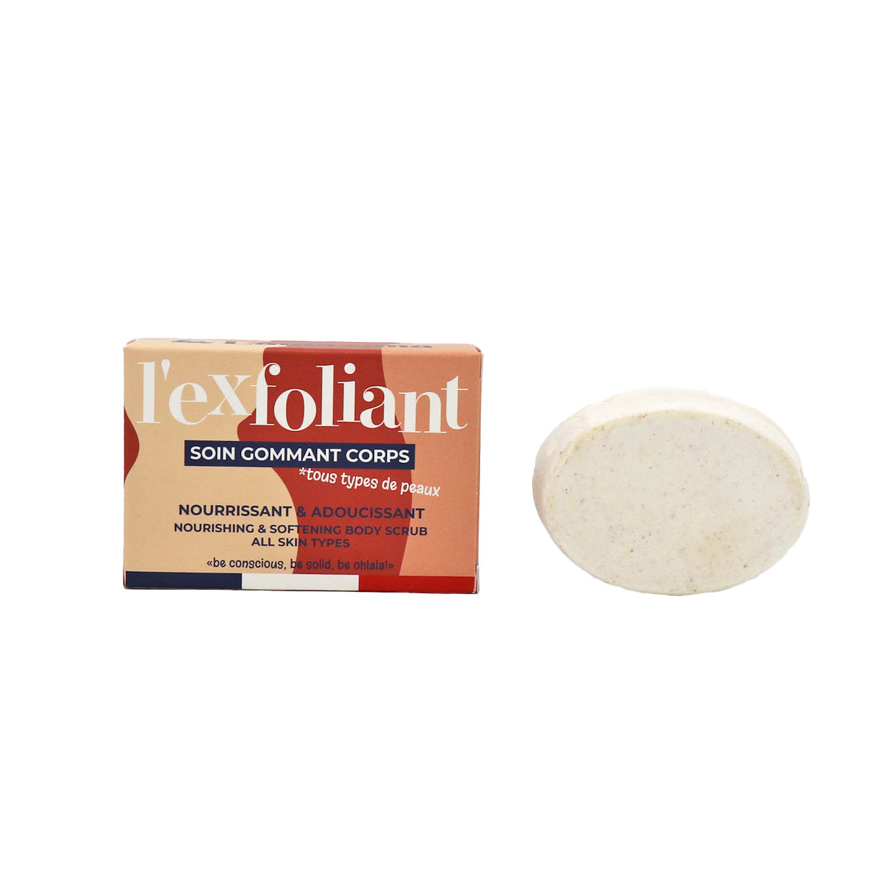 Lamazuna Nourish & soft body scrub bar all skintypes 44.00 Gram