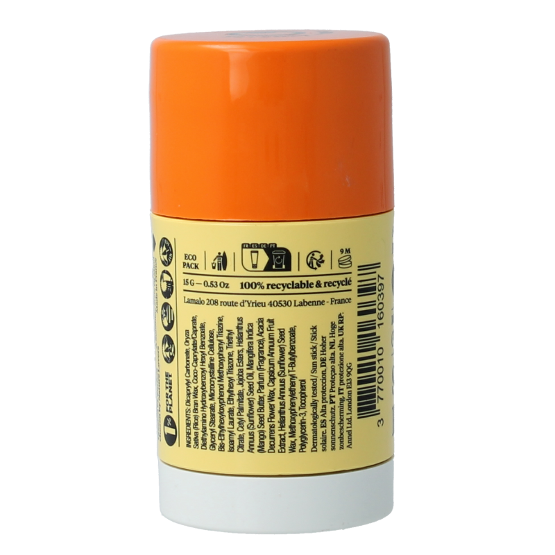 SeventyOne Percent Sunkissed SPF50 sunstick in 15g, featuring a sleek, natural sun protection product with SPF 50.