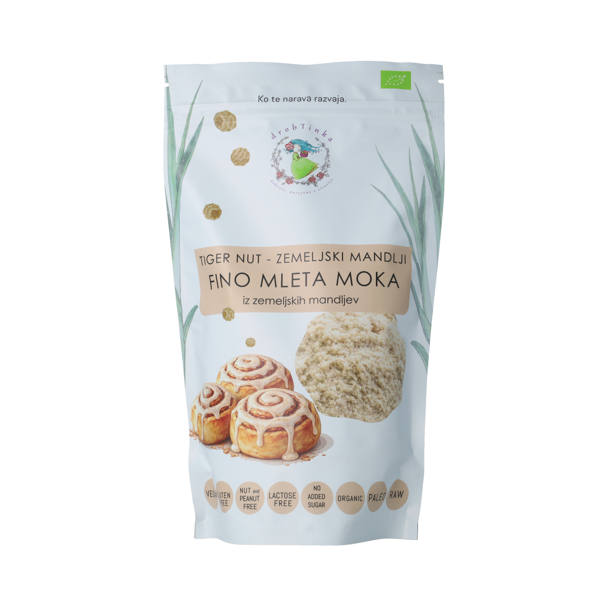 Vitiv Tijgernoot meel bio 400.00 Gram