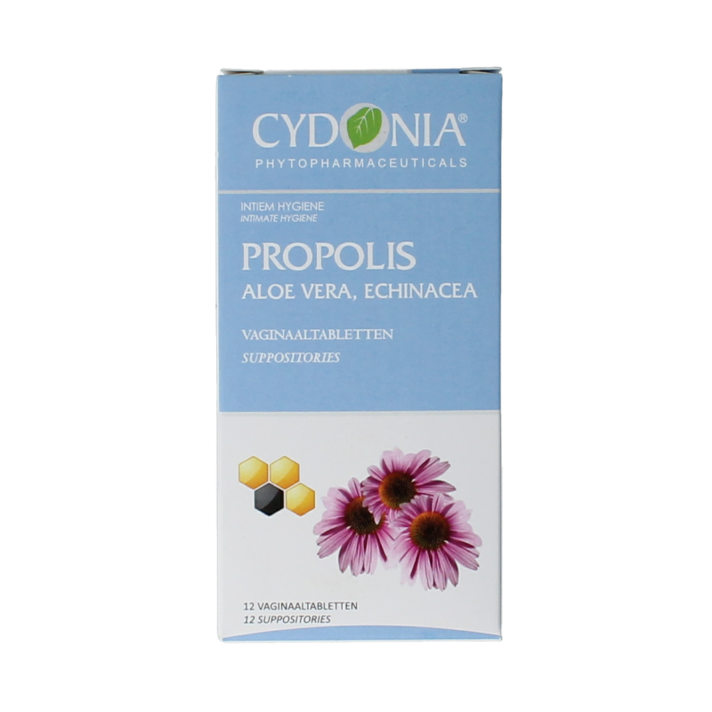 Cydonia propolis vaginal tablets for intimate hygiene, 12 tablets, natural remedy for feminine comfort, from Cydonia brand.