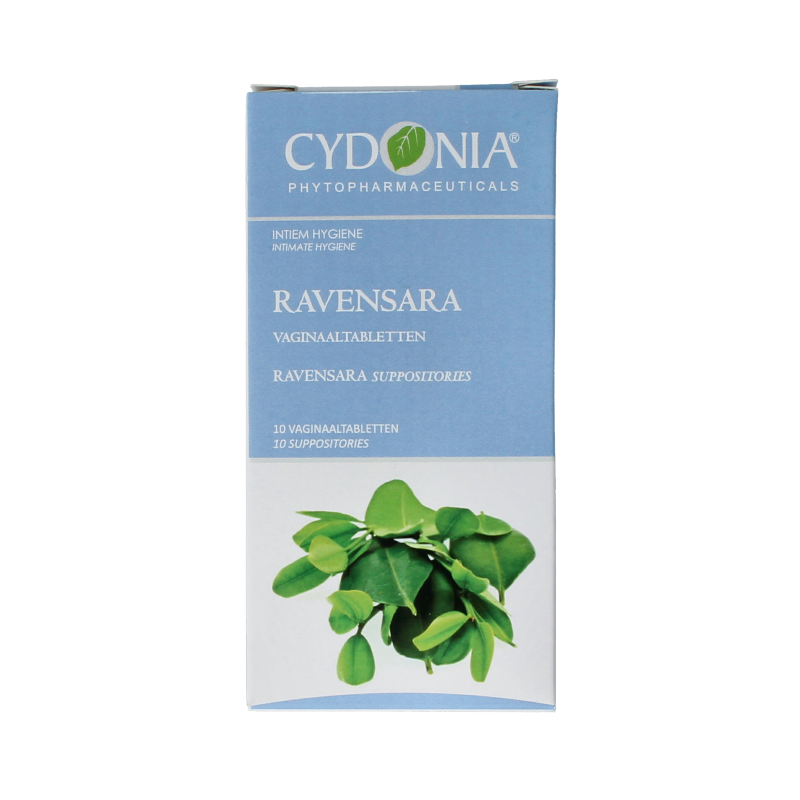 Cydonia Ravensara intiem vagina kruidenpreparaten, 10 zetpillen, natural herbal product for feminine health.