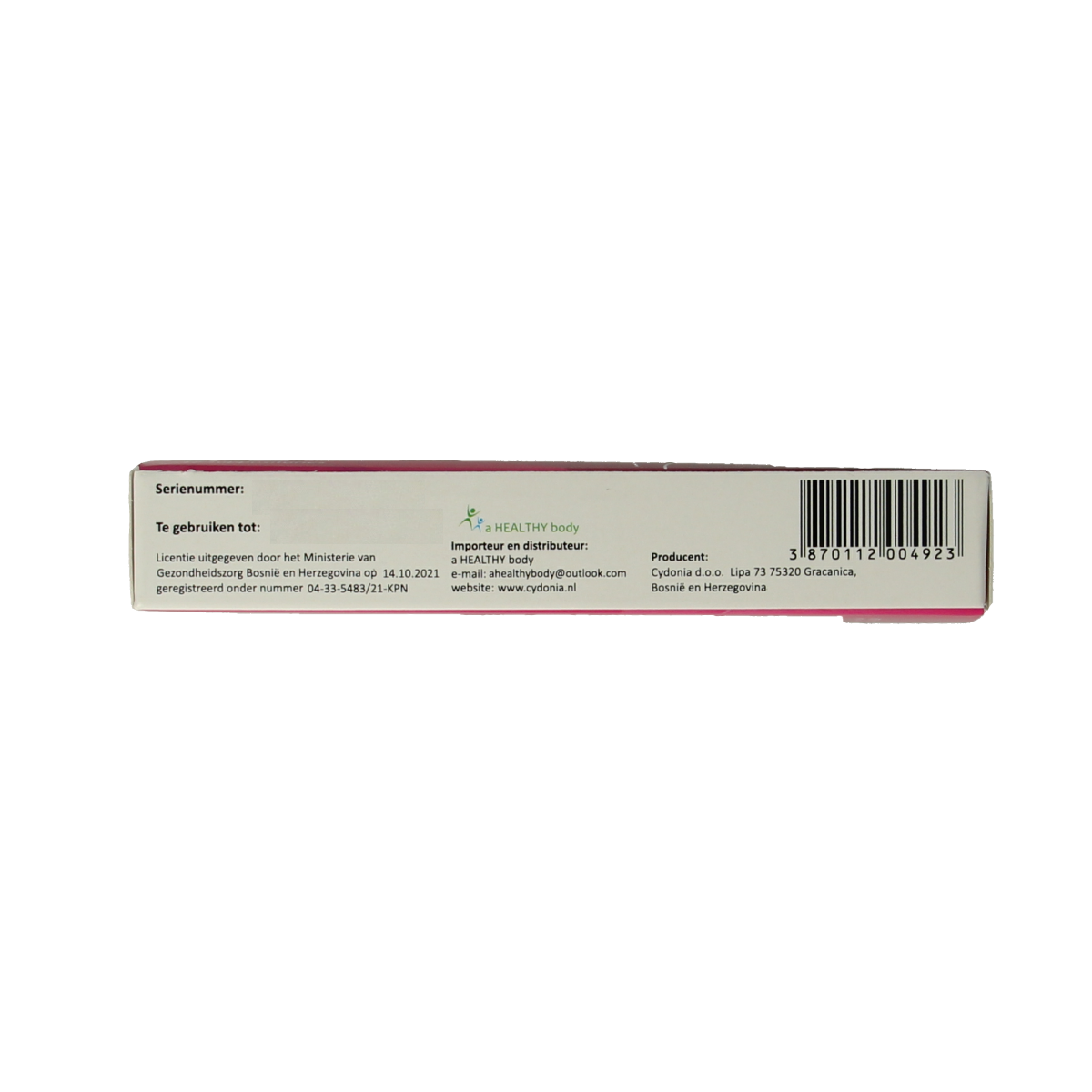 Cydonia Vaginor Probio Vagitab 12 tablets, intimate hygiene supplement with probiotic formula, in a white and purple packaging.
