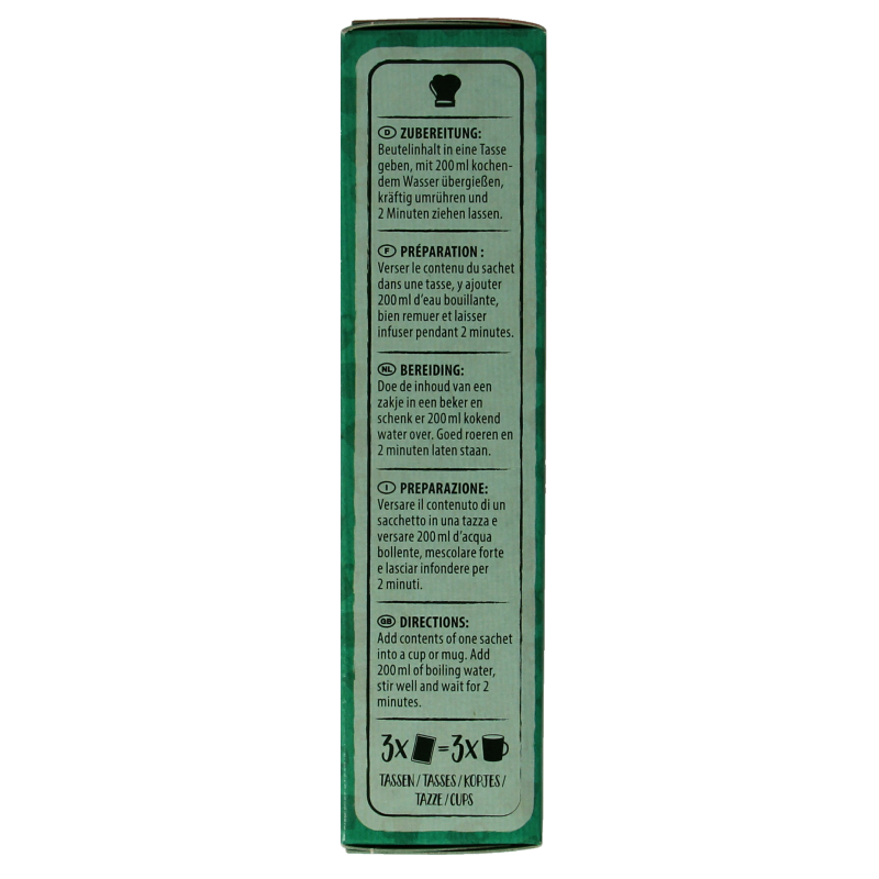 Natur Compagnie Fixe instant tomaat soep in bio 60g, a ready-to-eat soup and bouillon product with tomato flavor.