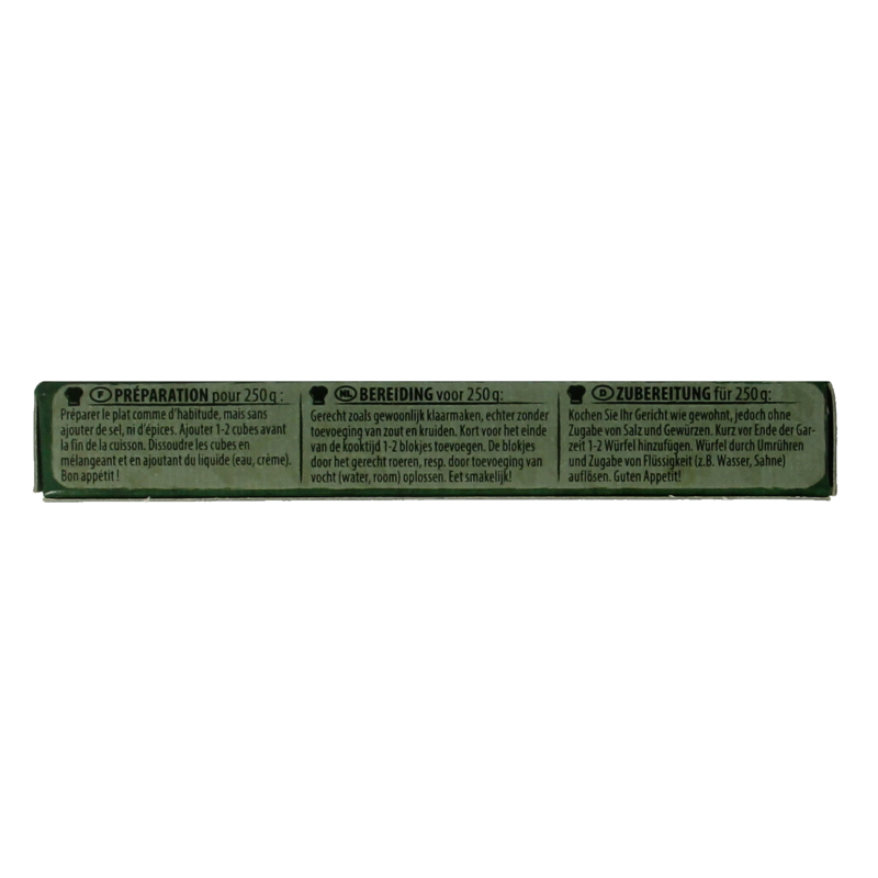 Natur Compagnie Herb de Provence bio herbal block with dried herbs for cooking, 80g, in a natural wooden box.