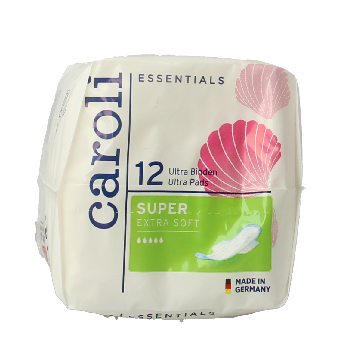 Caroli Maandverband ultra super plus, 12 disposable feminine pads and tampons for women, soft and absorbent menstrual protection