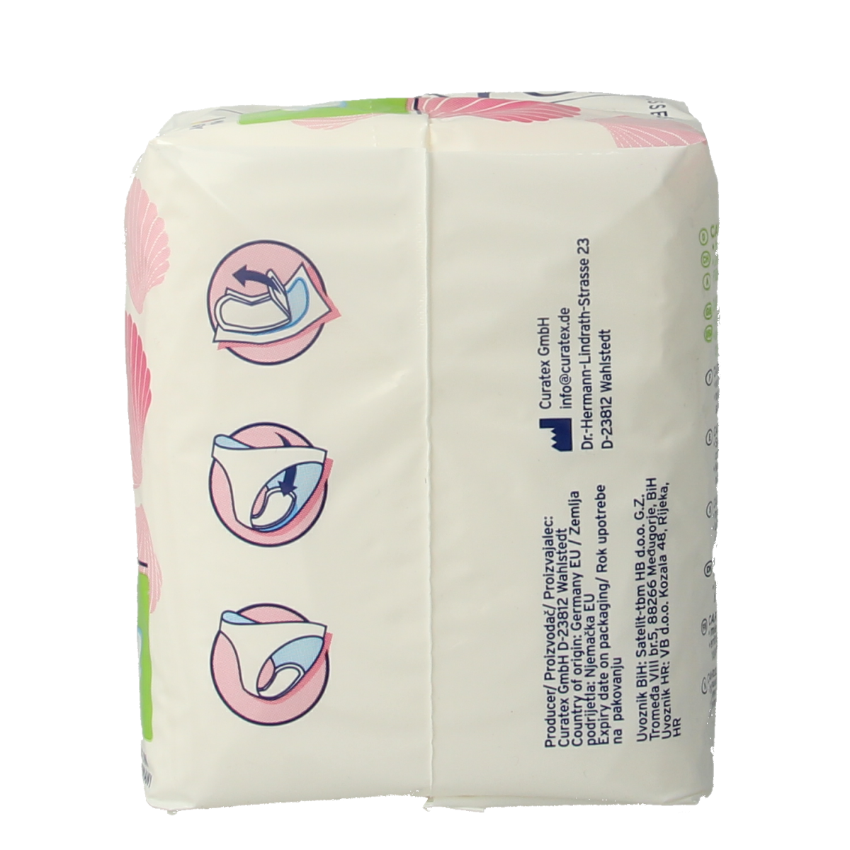 Caroli Maandverband ultra super plus 12-pack of feminine pads and tampons, soft and absorbent for women’s monthly needs.