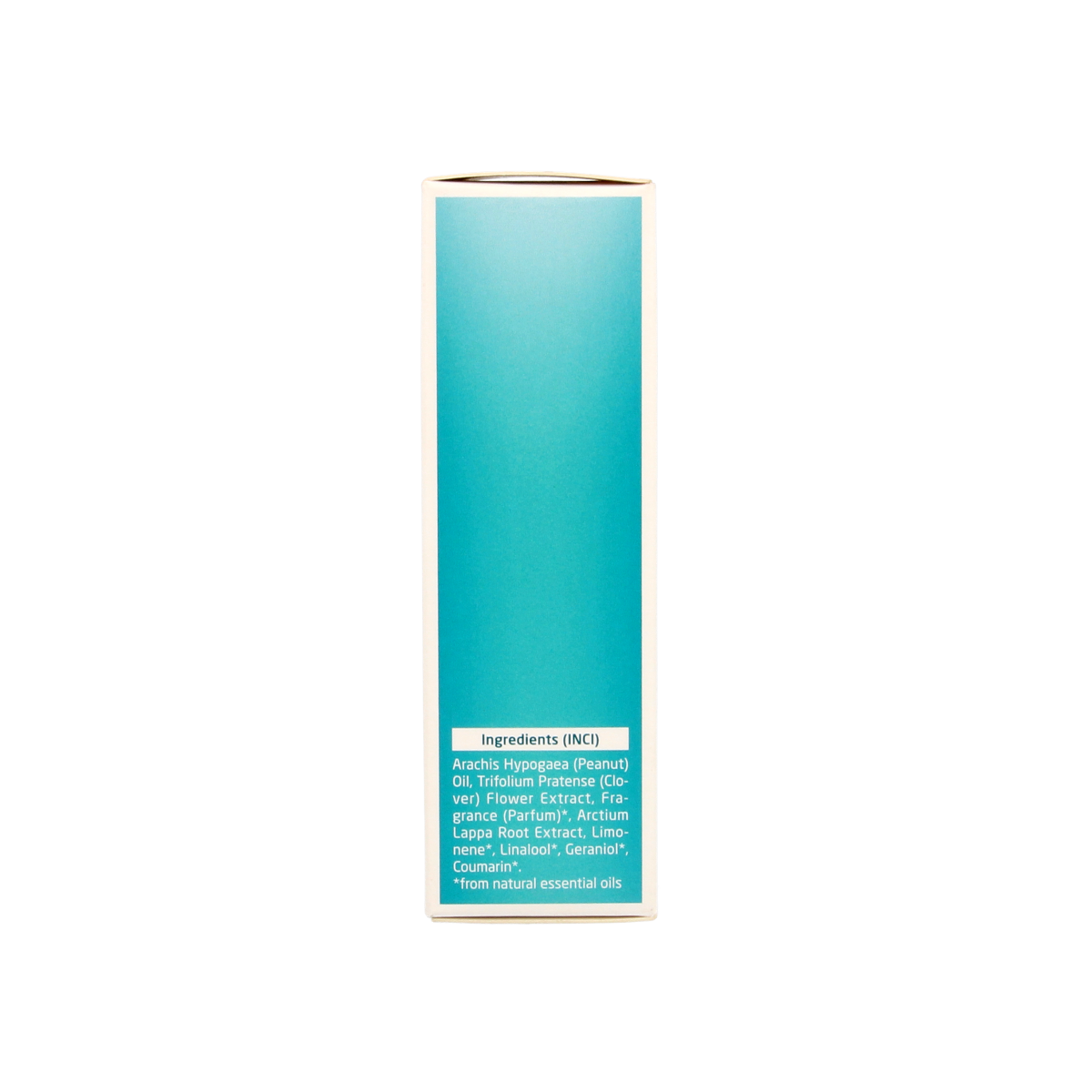 Weleda nourishing hair oil in a 50ml bottle, designed for hair care, with a clear container showing the oil inside.