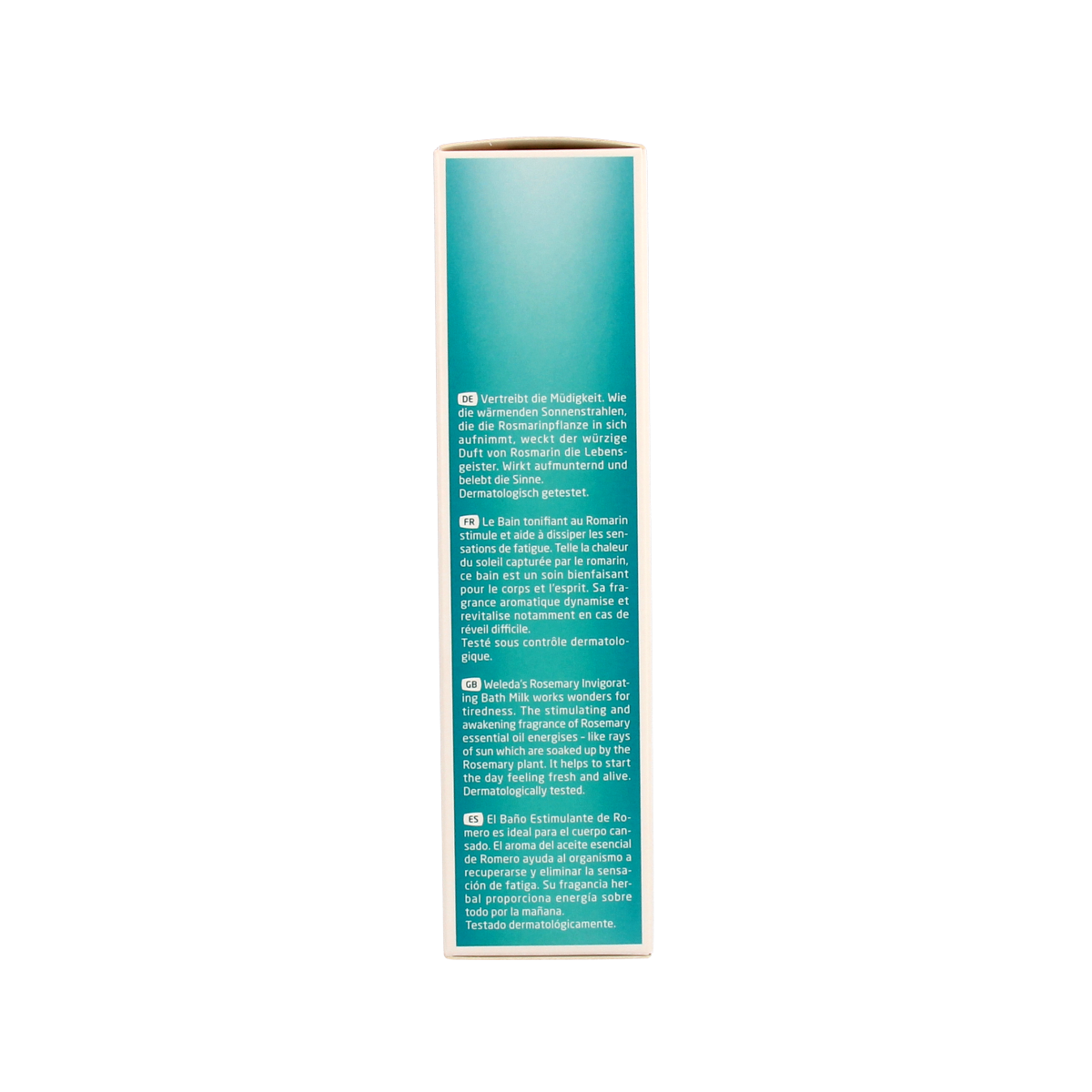 Weleda Rozemarijn activeringsbad 200ml bottle for relaxing bath and shower with rosemary extract.