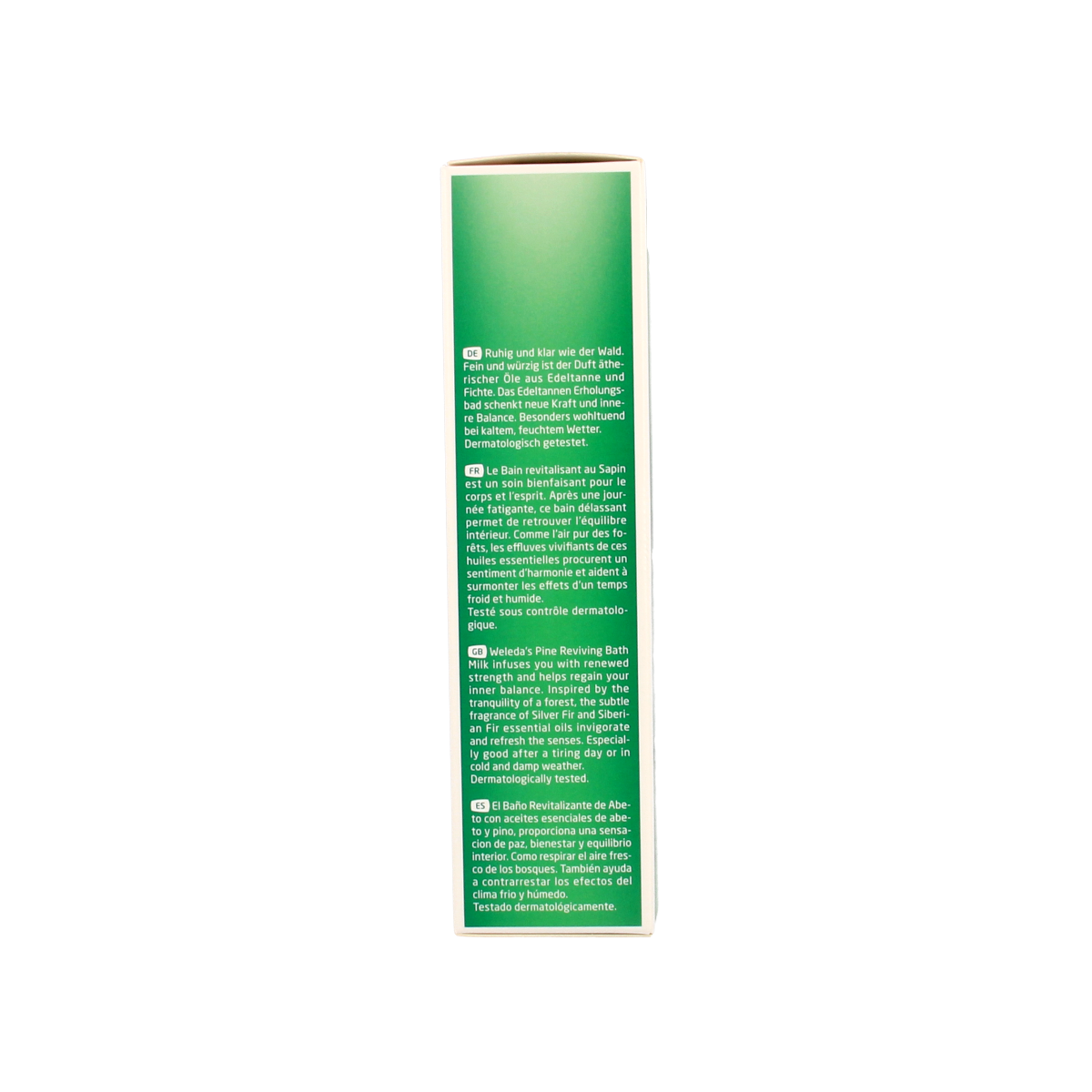 Weleda Zilverspar invigorating bath and shower gel in 200ml bottle, featuring fresh herbal scent and natural ingredients.