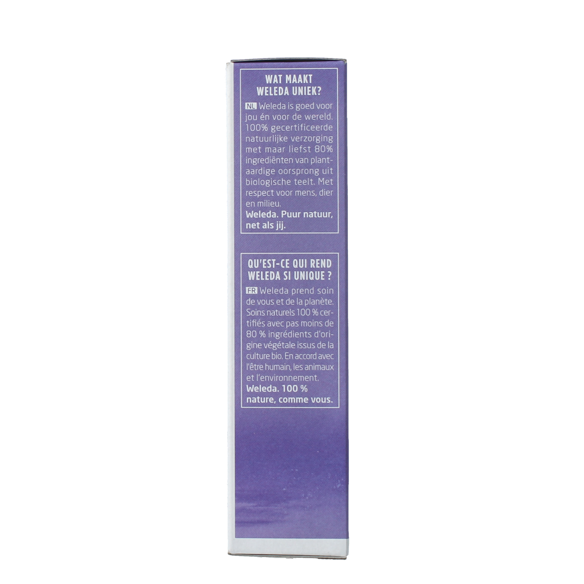 Weleda Lavendel ontspannende bodyolie in een 100 ml fles, ideaal voor ontspanning en verzorging van de huid.