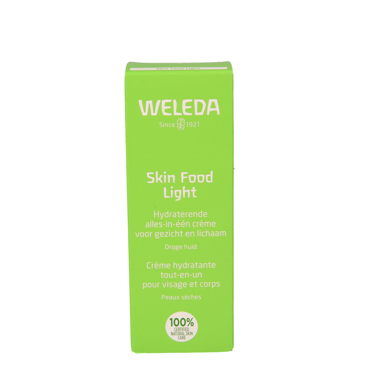 Weleda Skin Food Light body moisturizer in 30ml tube, nourishing skincare product for dry and sensitive skin.