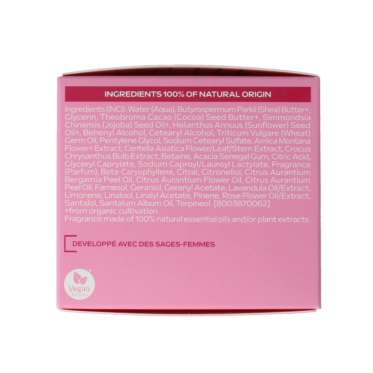 Weleda body butter for pregnancy, 150ml, moisturizing body care cream in a white jar with a natural label.