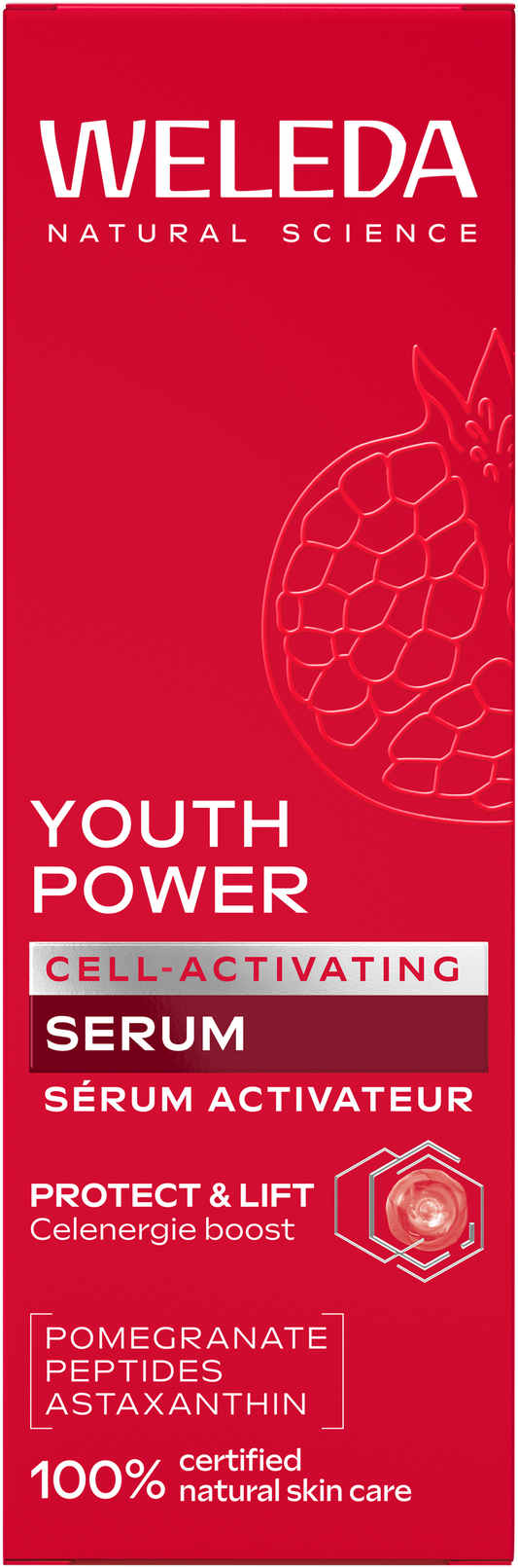 Weleda Youth power serum granaatappel astaxanthine 30.00 Milliliter