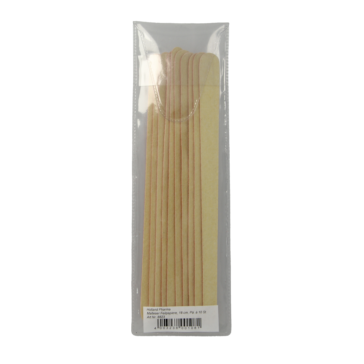 Malteser Manicure and Pedicure Vijlpapier, 18cm, pack of 10, for nail filing and nail care, by Malteser.