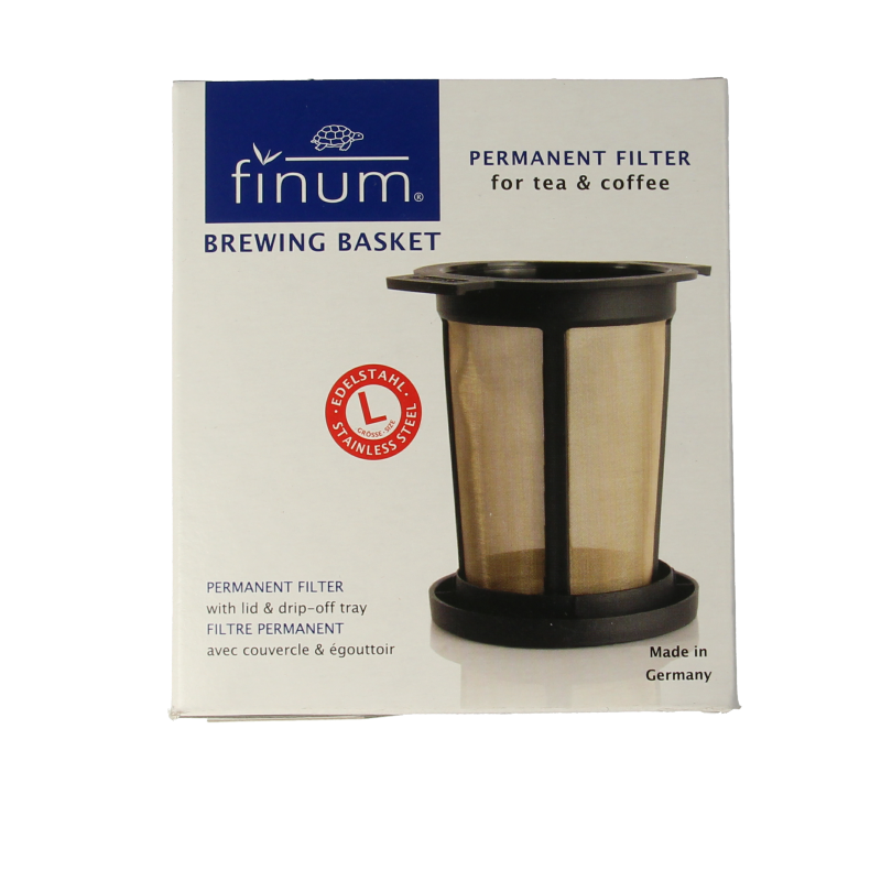 Simon Levelt Theefilter permanent maat L, reusable coffee and tea filter, made of durable material, designed for brewing tea and coffee.