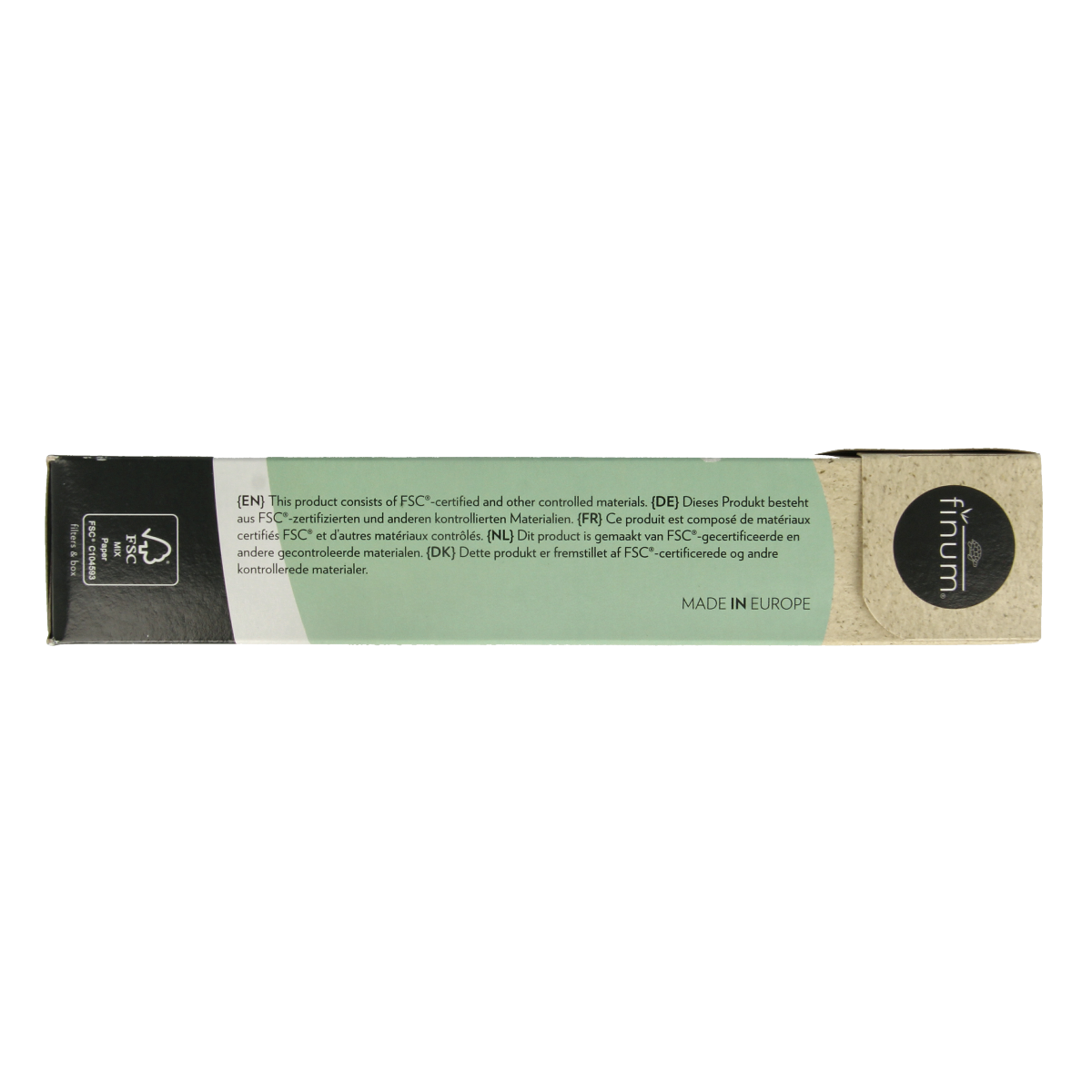 Finum No. 4 coffee filters for brewing, 100 count, made of paper, suitable for coffee makers and brewing accessories.