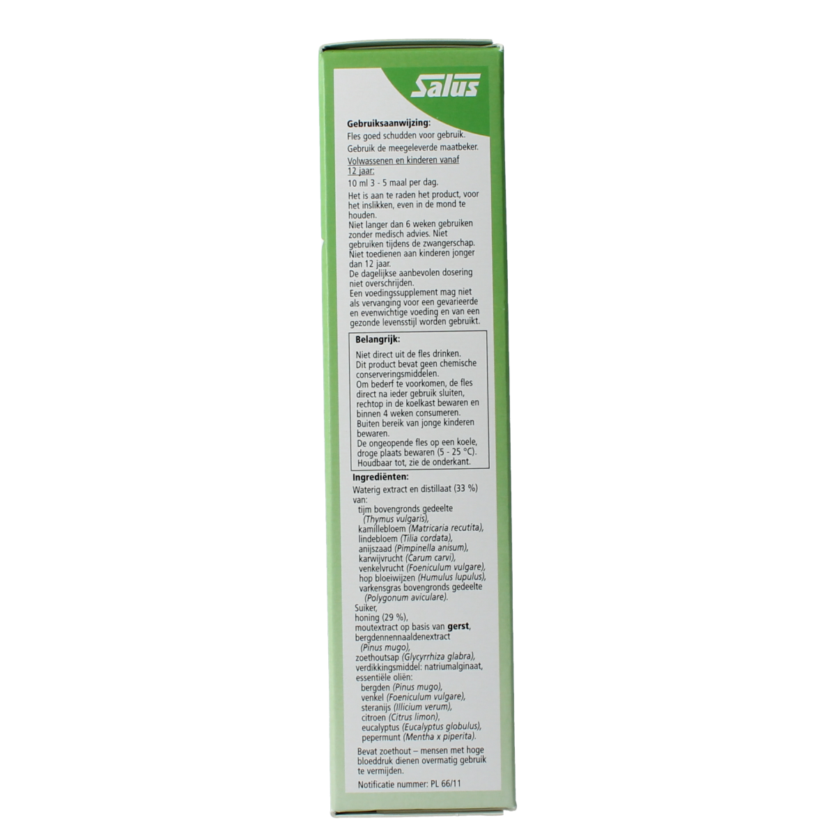 Salus Alpenkraft herbal preparation bottle with label, 250ml, in front of a white background.