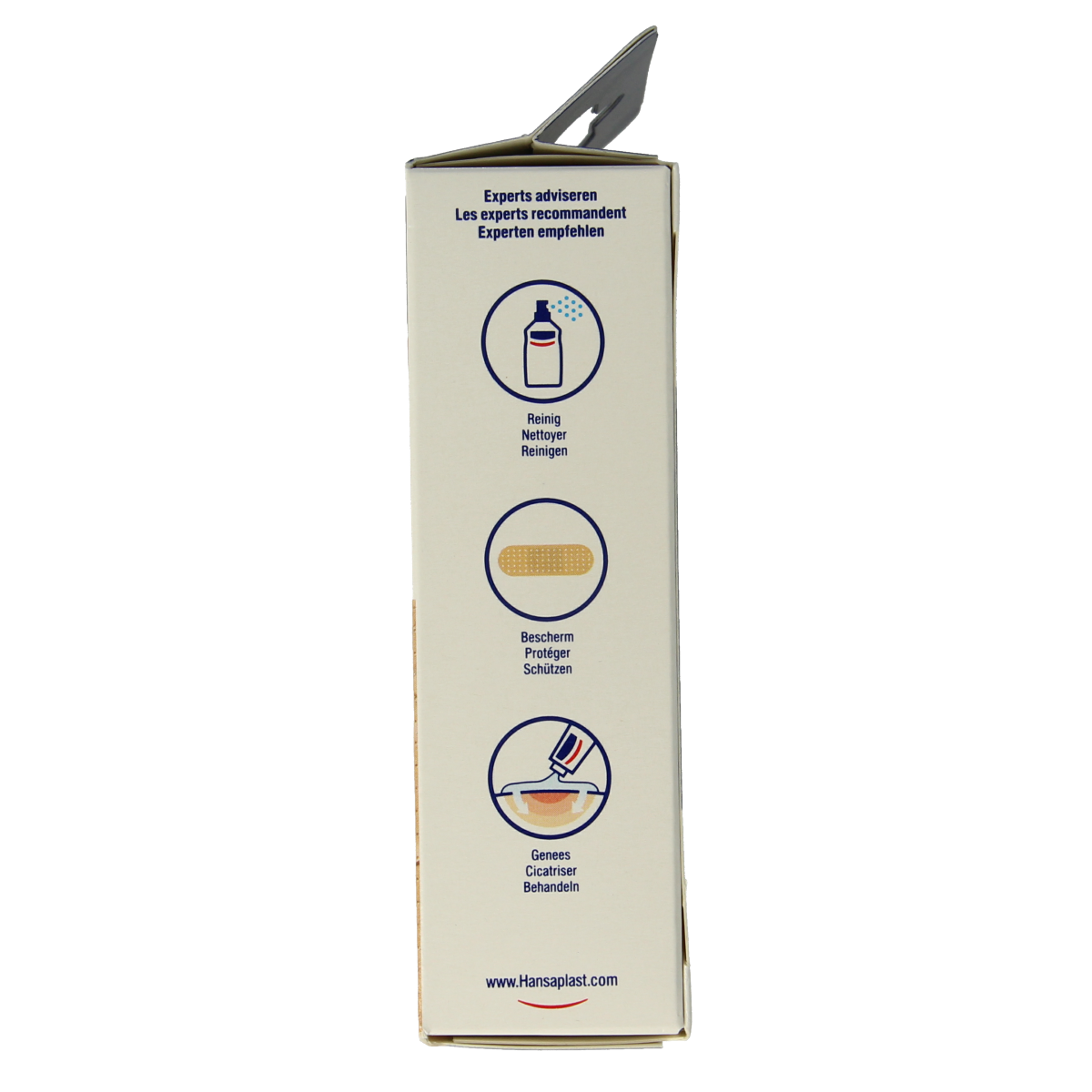 Hansaplast water-resistant universal strips in a box, medical adhesive bandages for wound care, 40 pieces.