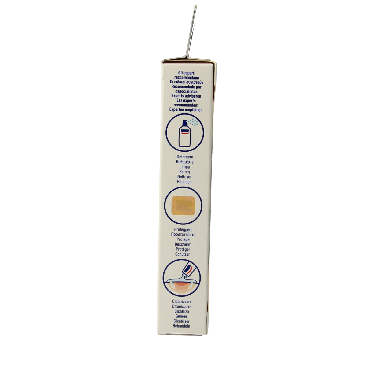 Hansaplast Flexible XL adhesive bandages, 5x7.2cm, pack of 10, suitable for covering minor cuts and injuries.