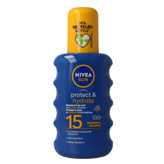 Nivea Sun protect & hydrate zonnespray SPF15 200.00 Milliliter