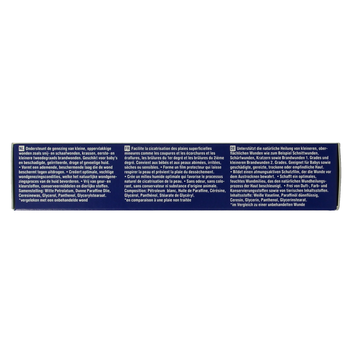 Hansaplast Wondhelende zalf 20g, body care ointment in a small tube, designed for healing minor skin wounds.