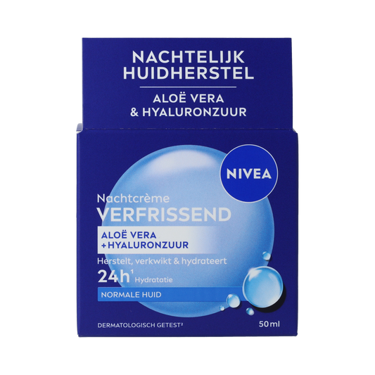 Nivea Essentials nachtcreme normale/gemengde huid 50.00 Milliliter