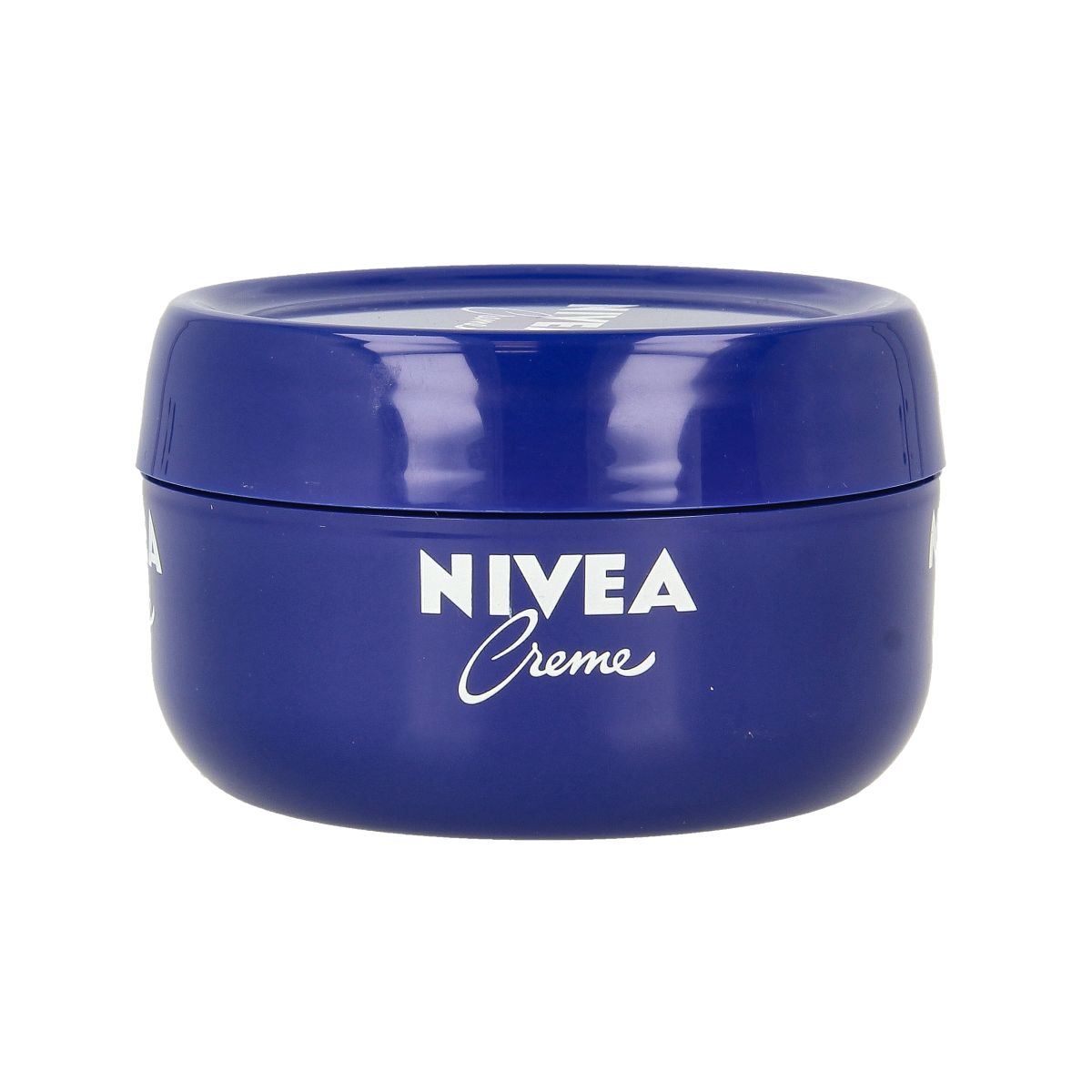 Nivea Creme body moisturizer in 200ml jar, smooth cream with Nivea branding, suitable for nourishing skin care.